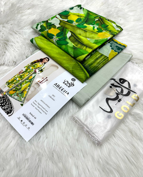 Original Waniya Gold Lawn 3PC