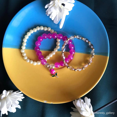 Customizable Beaded Bracelet (Beads & Colors On Demand Available)