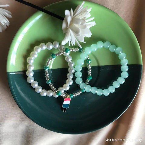 Customizable Beaded Bracelet (Beads & Colors On Demand Available)