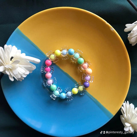 Customizable Beaded Bracelet (Beads & Colors On Demand Available)