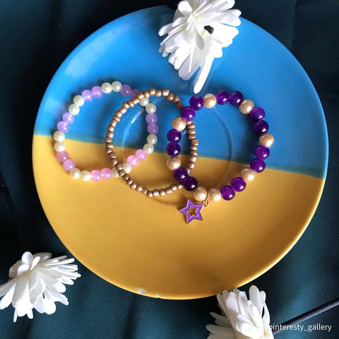 Customizable Beaded Bracelet (Beads & Colors On Demand Available)