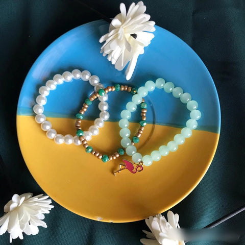 Customizable Beaded Bracelet (Beads & Colors On Demand Available)