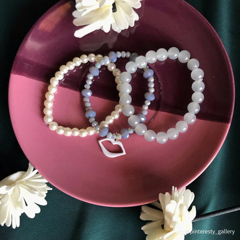 Customizable Beaded Bracelet (Beads & Colors On Demand Available)