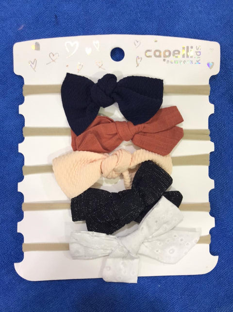 SoftNylon Baby Bow Headbands | Newborn & Toddler Hair Accessories