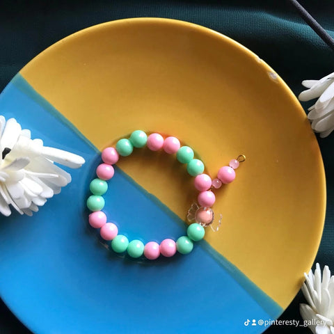 Customizable Beaded Bracelet (Beads & Colors On Demand Available)