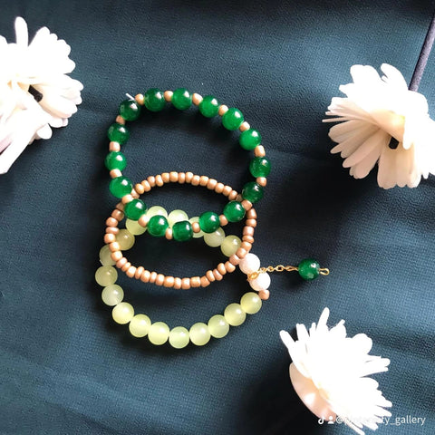 Customizable Beaded Bracelet (Beads & Colors On Demand Available)