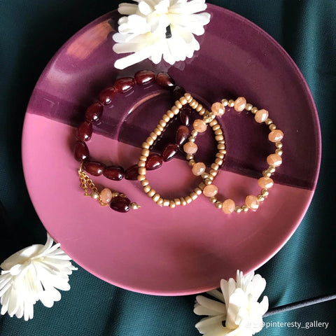 Customizable Beaded Bracelet (Beads & Colors On Demand Available)
