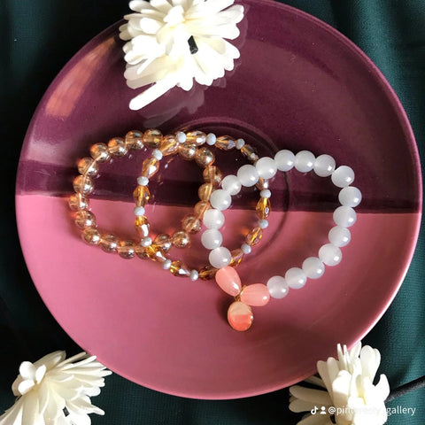Customizable Beaded Bracelet (Beads & Colors On Demand Available)