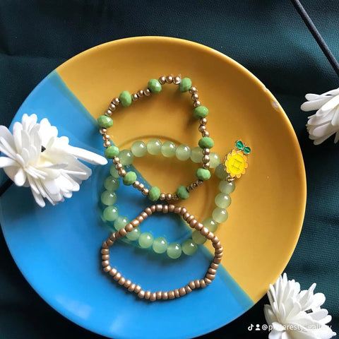 Customizable Beaded Bracelet (Beads & Colors On Demand Available)
